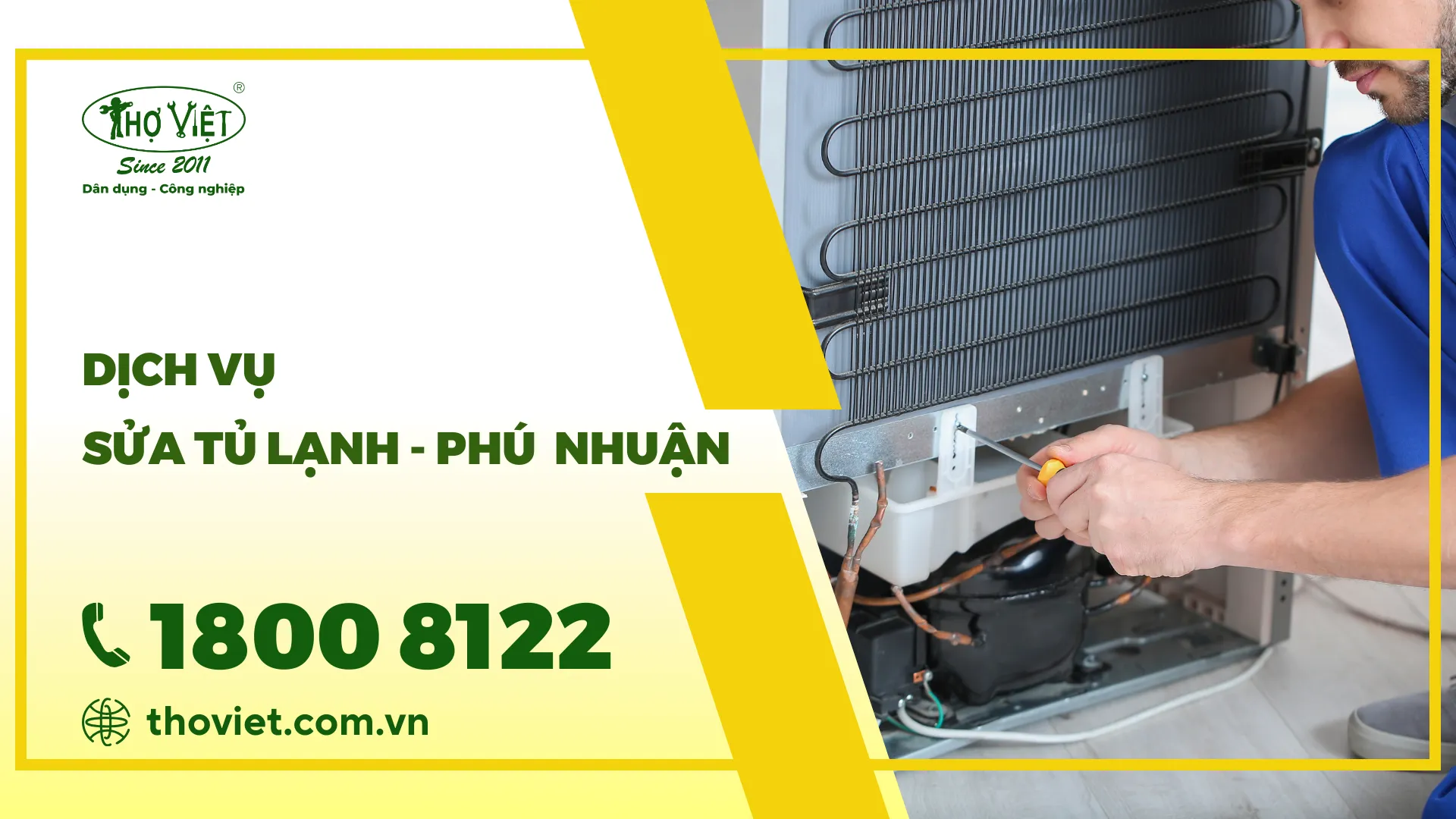 Tìm thợ sửa tủ lạnh quận Phú Nhuận - GỌI NGAY 1800 8122