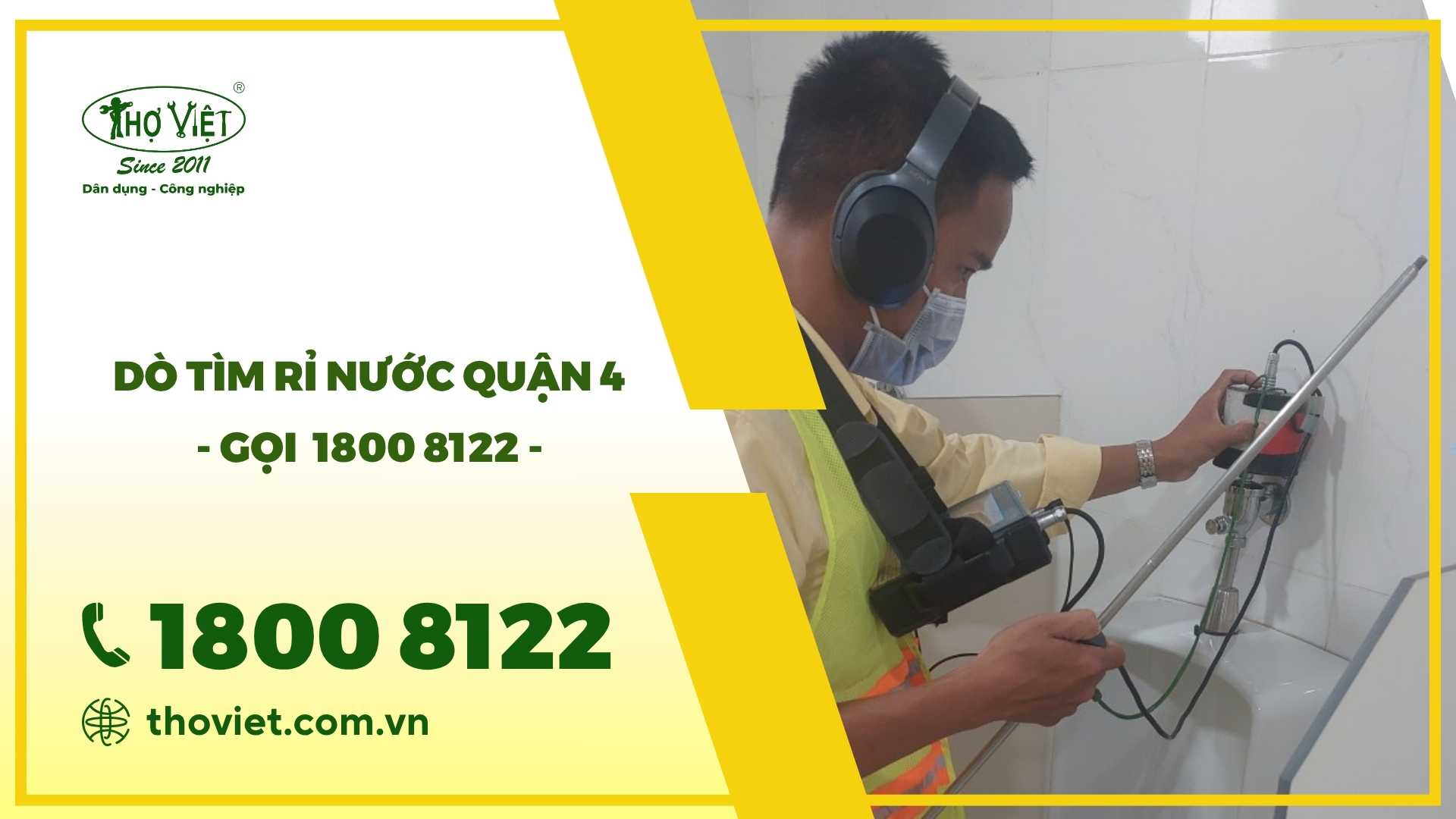 Dò tìm rỉ nước quận 4