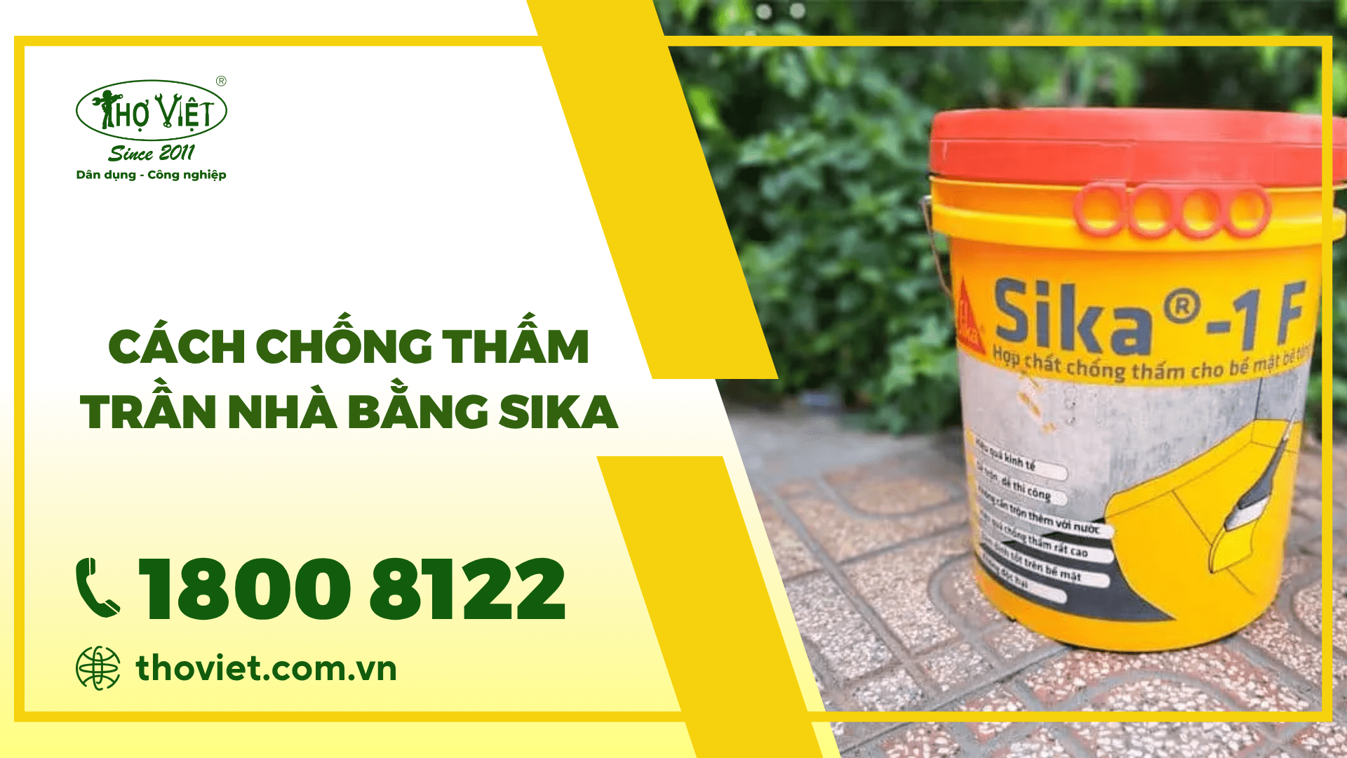 Hướng dẫn cách chống thấm trần nhà bằng Sika