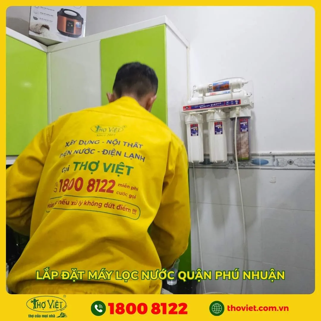 Lắp đặt máy lọc nước quận Phú Nhuận 