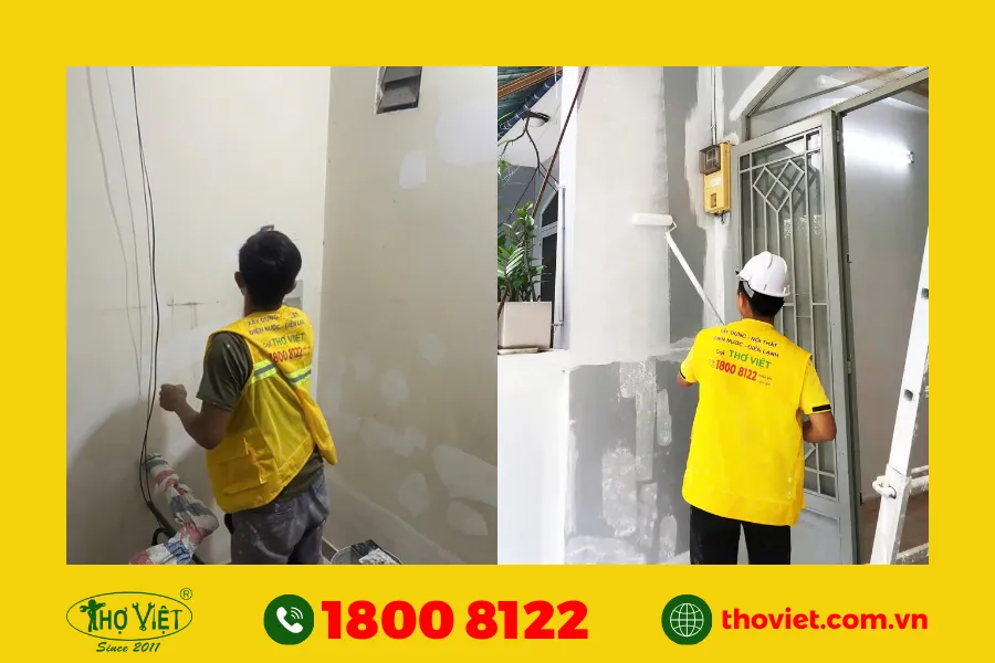 Cách khắc phục sơn nhà bị bong tróc