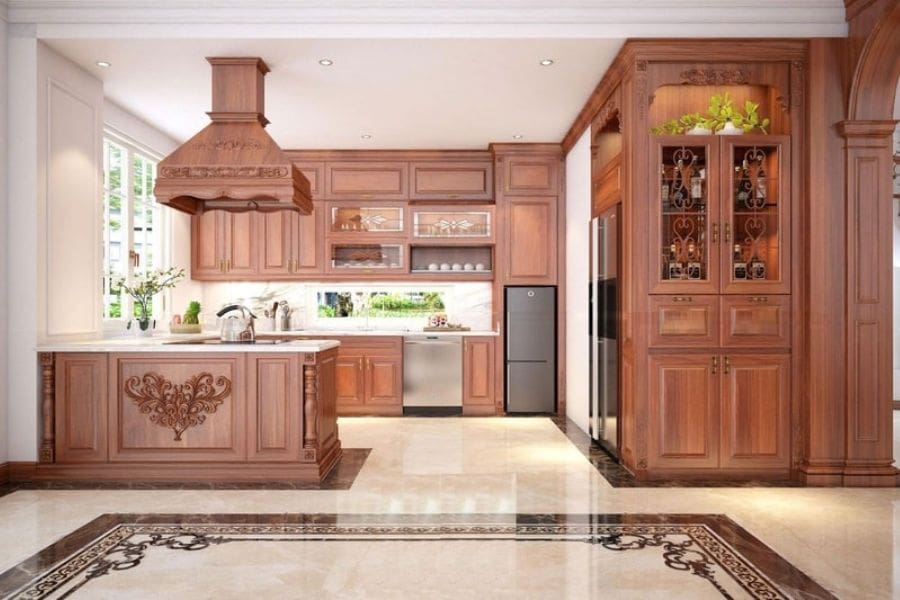 nhà bếp phong cách cổ điển 3