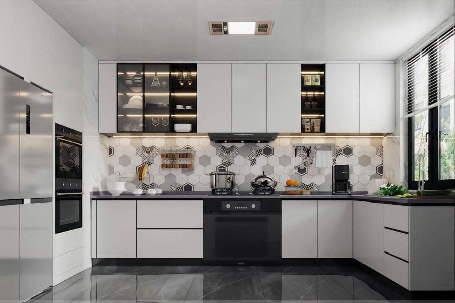 nhà bếp phong cách hiện đại