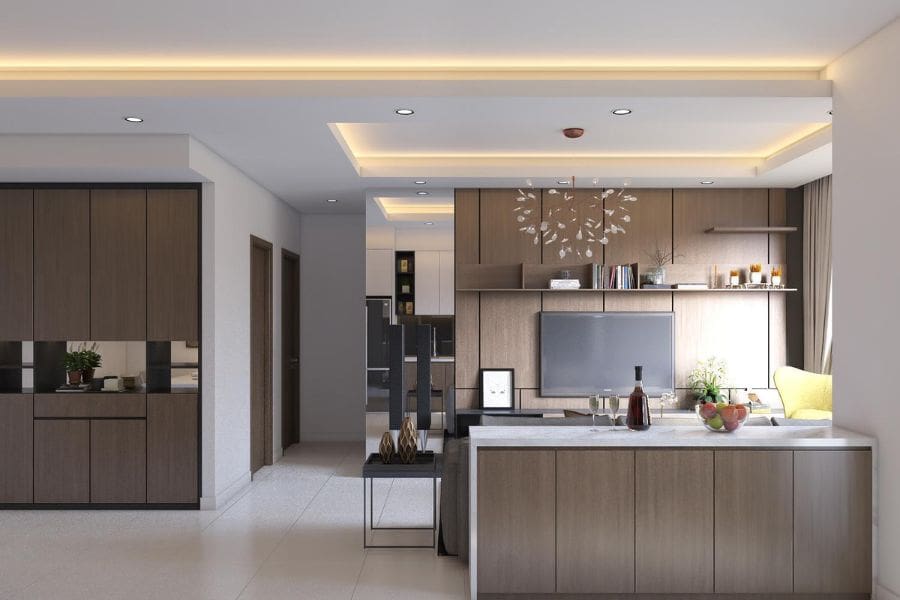 nhà bếp phong cách hiện đại 2