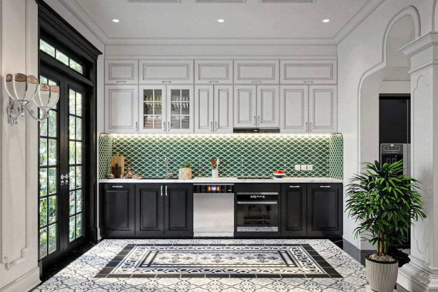 Nhà bếp phong cách cổ điển 1