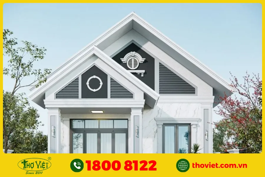 Có nên sơn nhà cấp 4 màu trắng sứ không?
