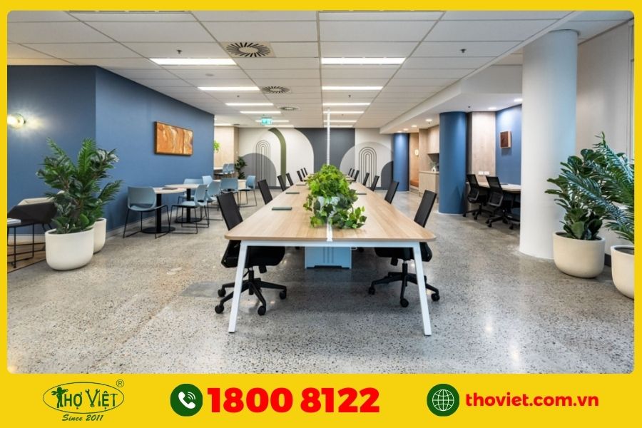 Nội thất văn phòng xuống cấp