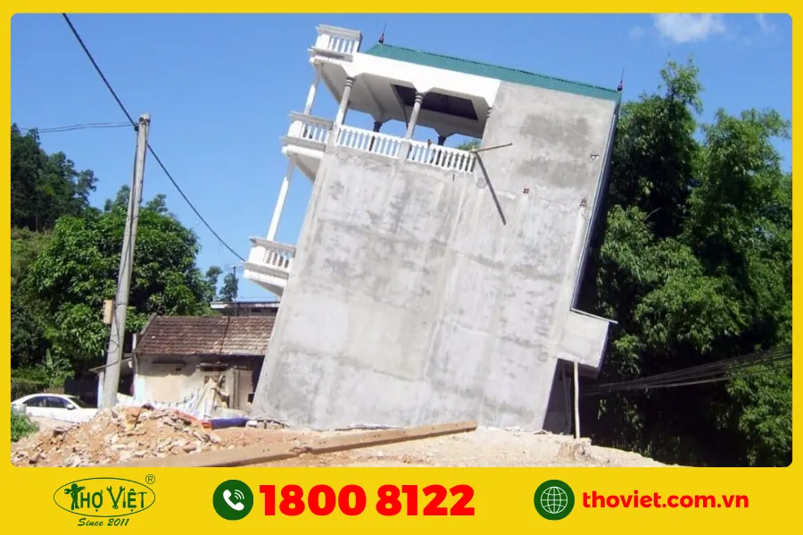 Sự lún nhẹ của nền móng