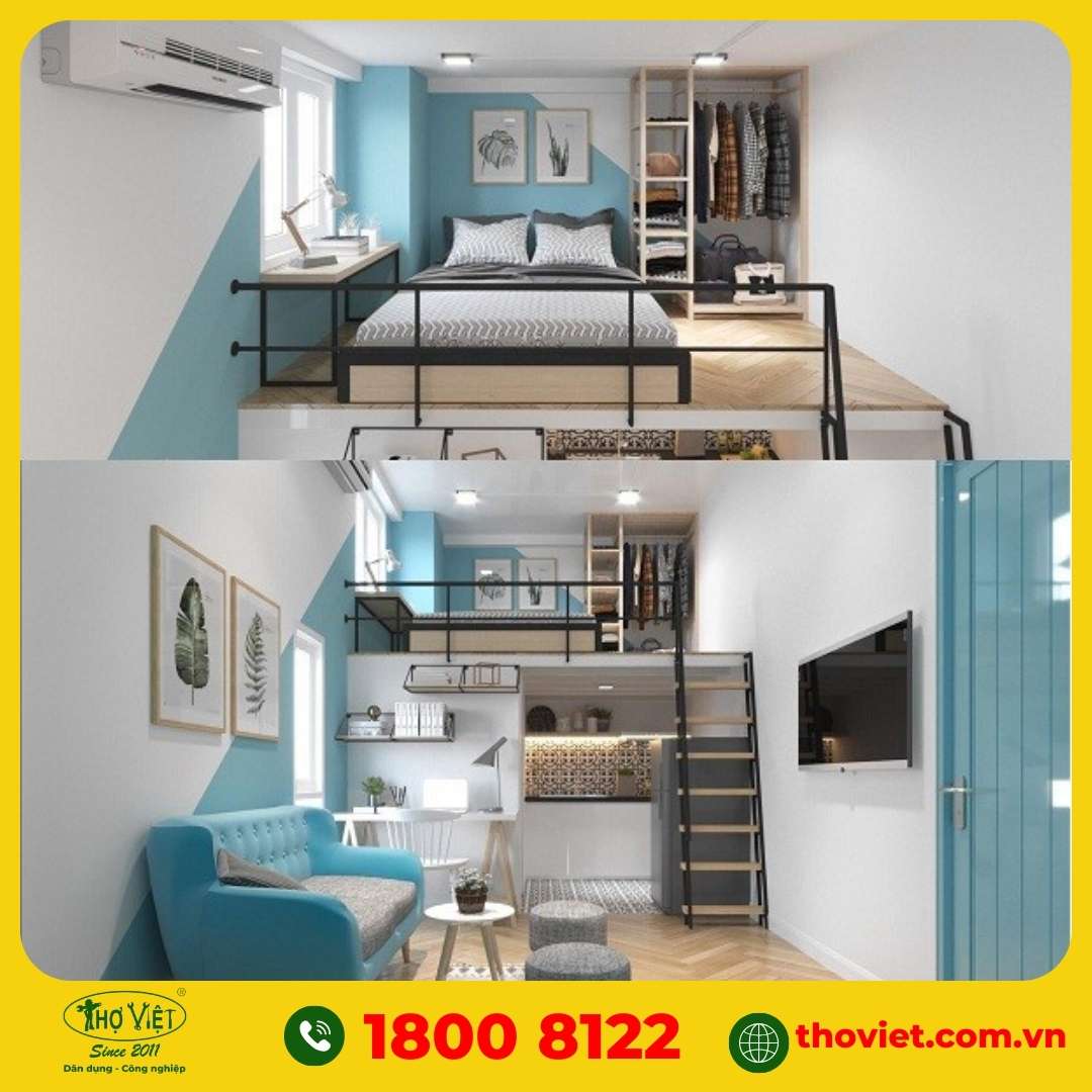 Phòng trọ có gác lửng