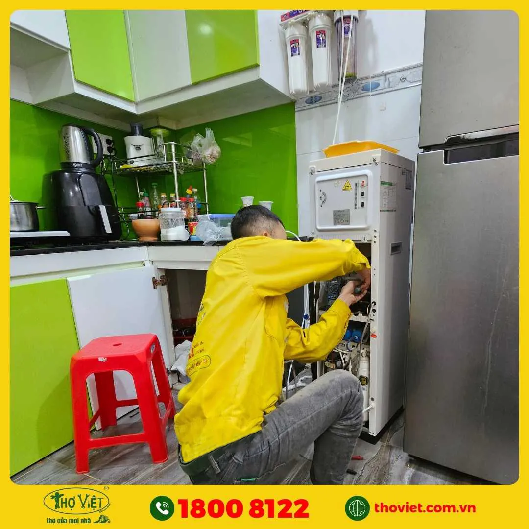 Quy trình lắp đặt máy lọc nước - Thợ Việt