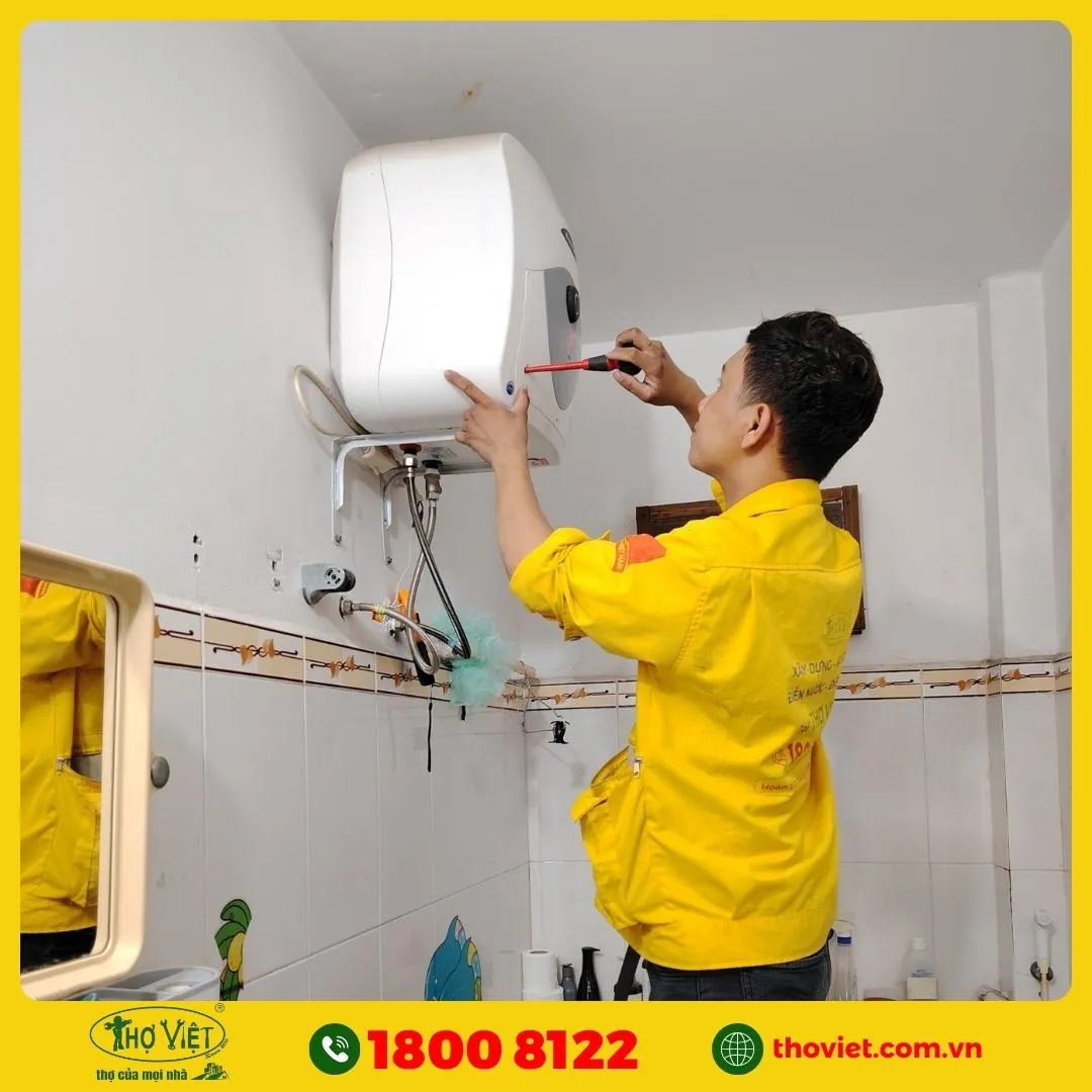 Quy trình sửa máy nước nóng - Thợ Việt