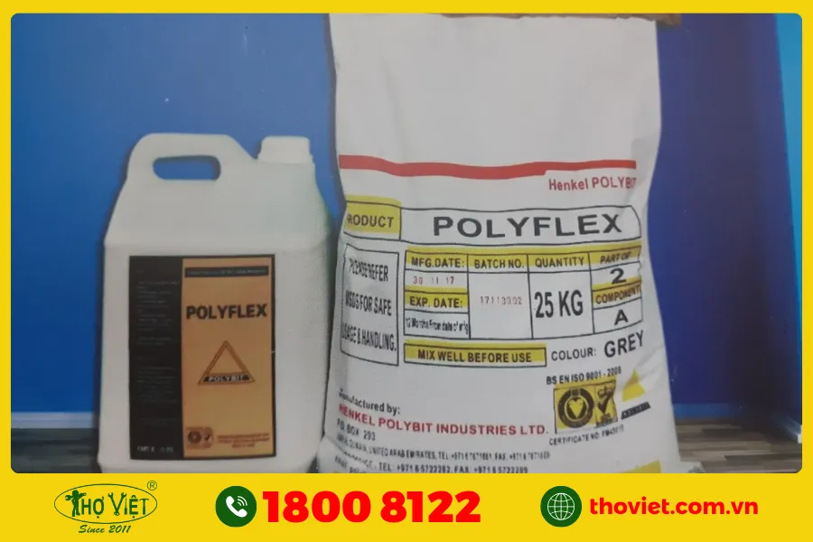 Sơn chống thấm gốc xi măng hai thành phần (Polymer Cement)
