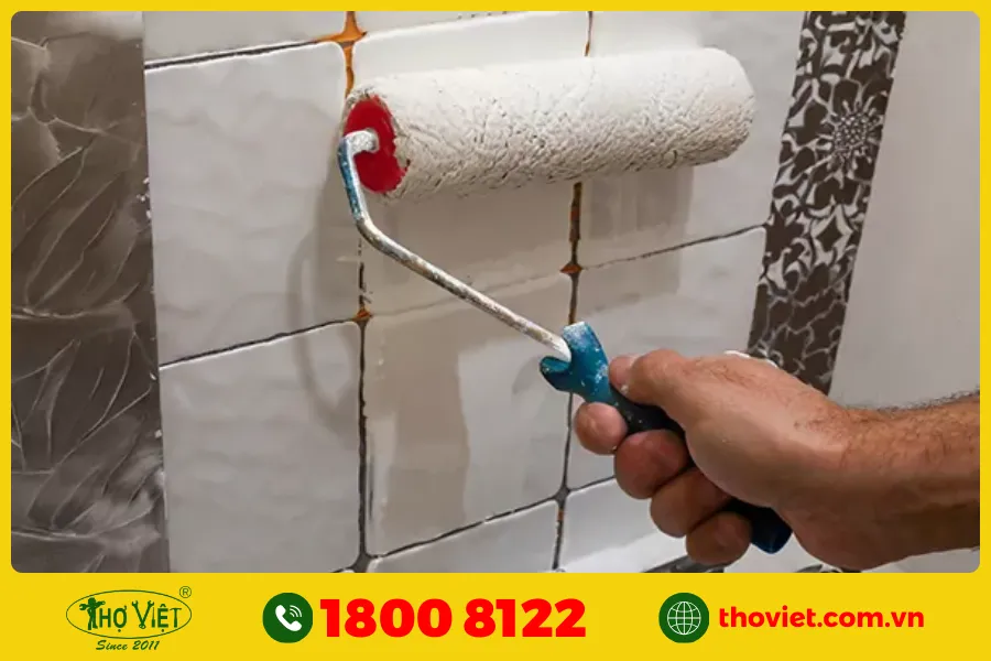 Hướng dẫn sơn gạch nhà tắm đúng cách