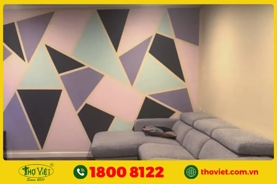 10+ Mẫu sơn hoa văn phòng khách siêu đẹp