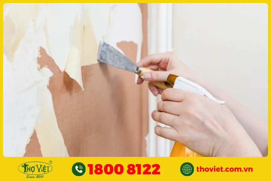 Cần xử lý gì khi sơn lại tường cũ?