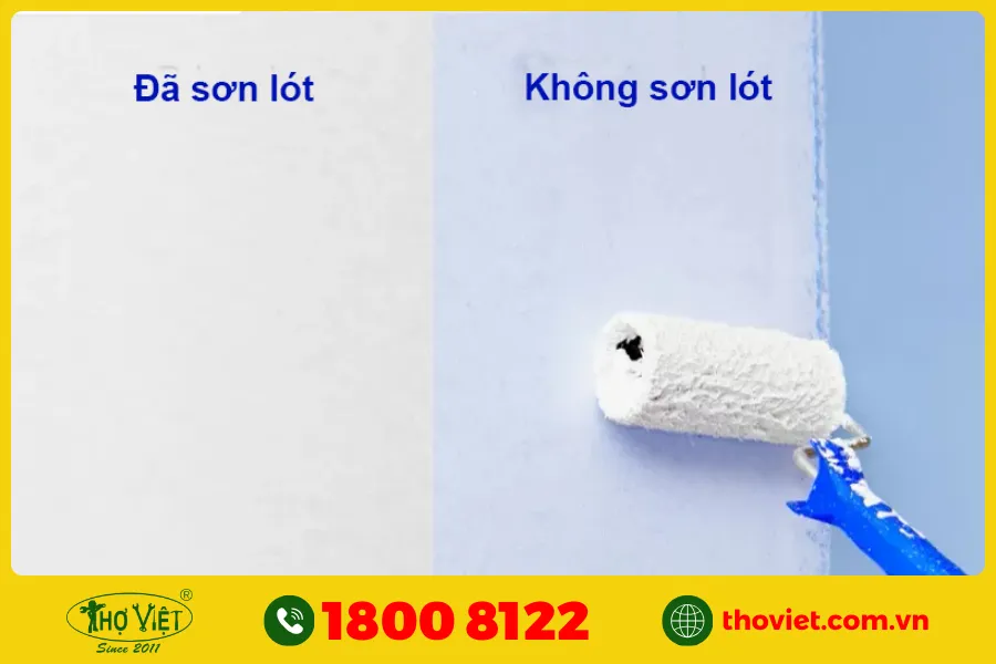 Khi sơn lại nhà, việc sử dụng sơn lót thường được khuyến nghị để đảm bảo kết quả tốt nhất. Sơn lót giúp tạo ra một bề mặt nhẵn mịn, thúc đẩy độ bám dính của sơn phủ mới.