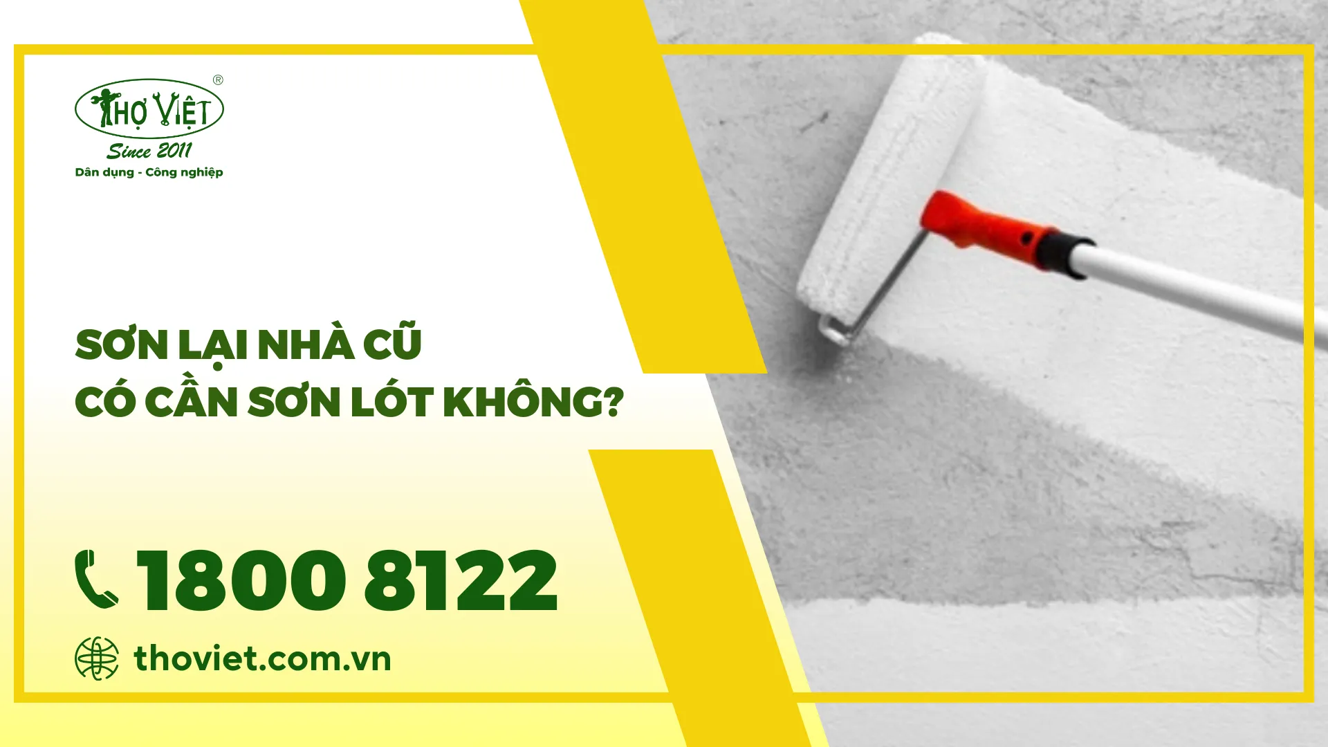 Sơn lót là gì? Sơn lại nhà cũ có cần sơn lót không?