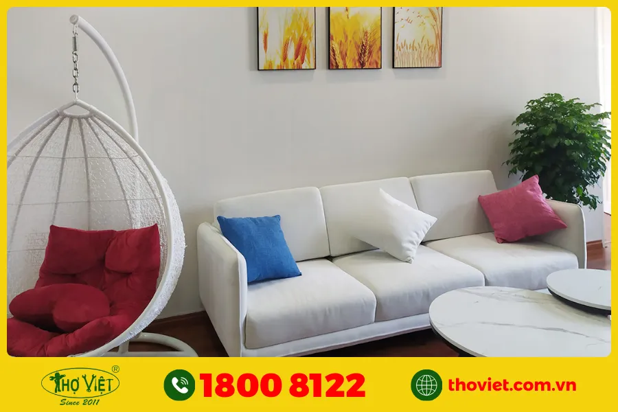 20+ Ý tưởng sơn phòng khách màu trắng kem