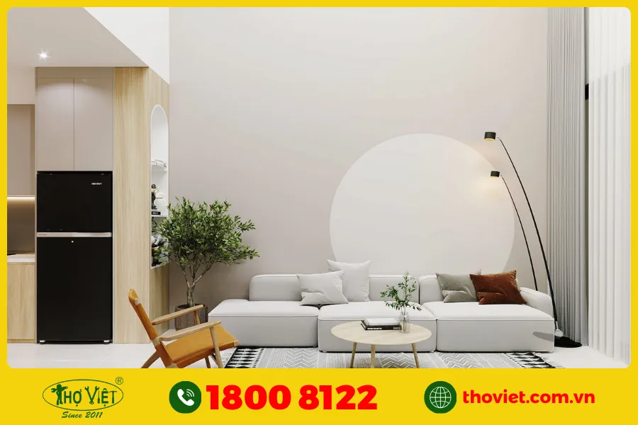 20+ Ý tưởng sơn phòng khách màu trắng kem