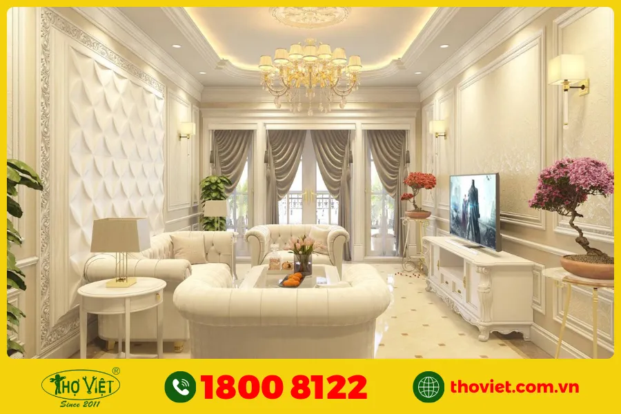 20+ Ý tưởng sơn phòng khách màu vàng kem