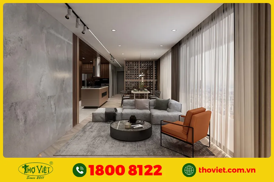20+ Ý tưởng sơn phòng khách màu xám
