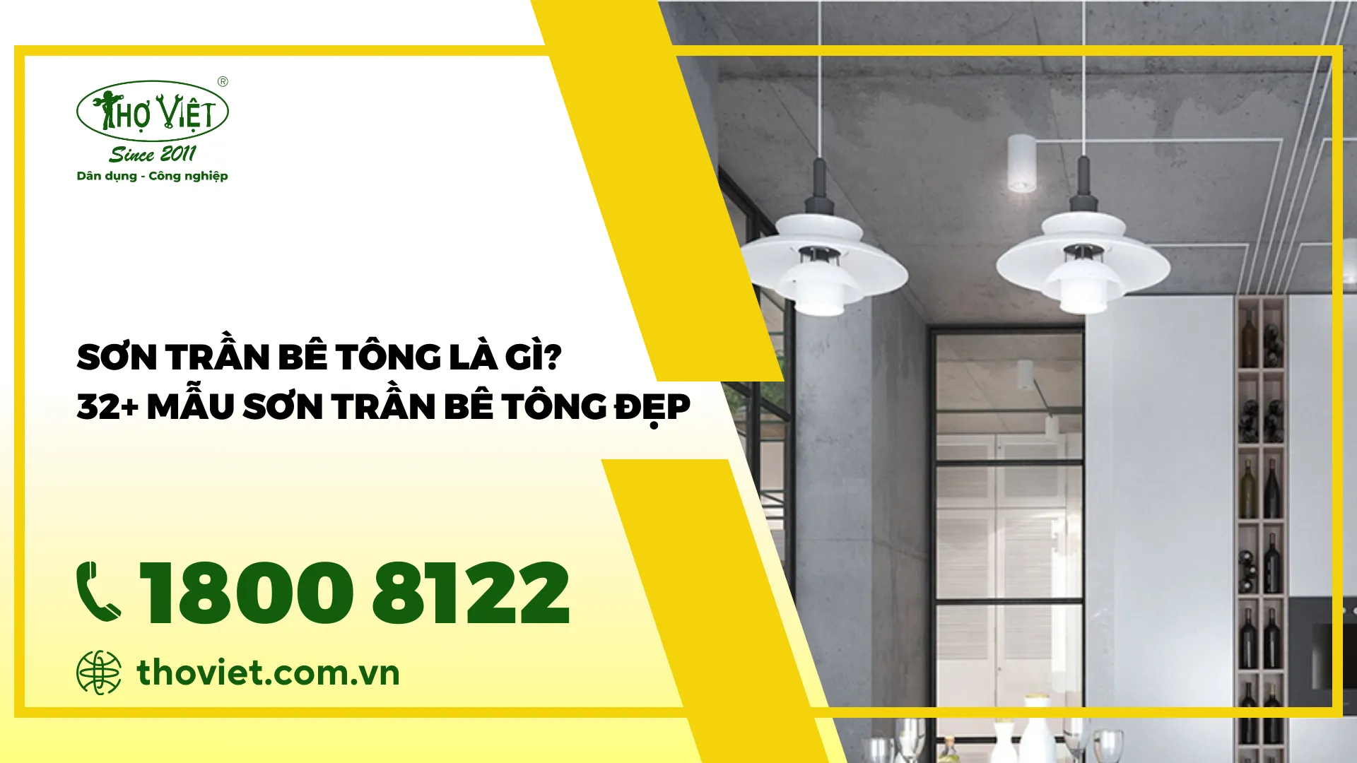 Sơn trần bê tông là gì? 32+ Mẫu sơn trần bê tông đẹp nhất hiện nay