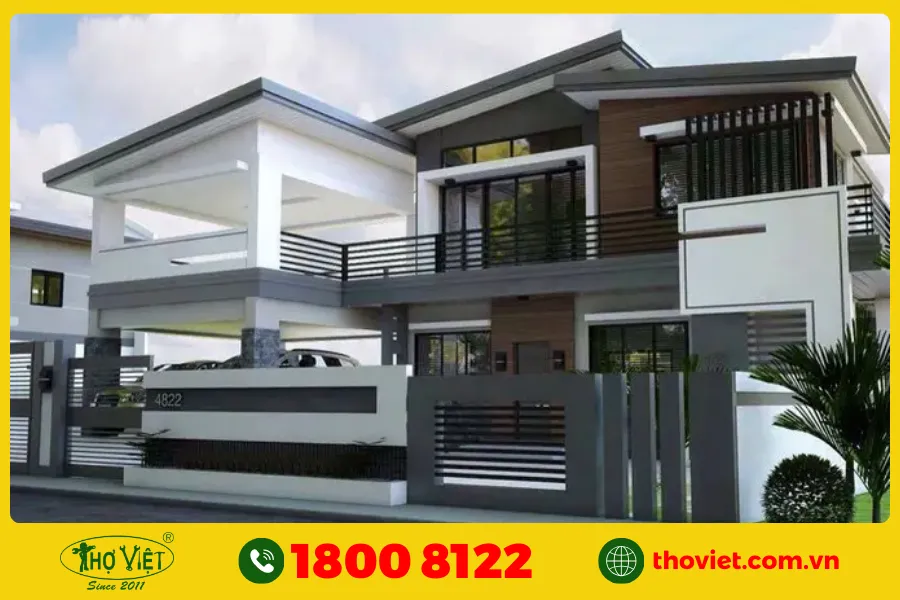 10+ Mẫu sơn tường cổng đẹp nhất hiện nay