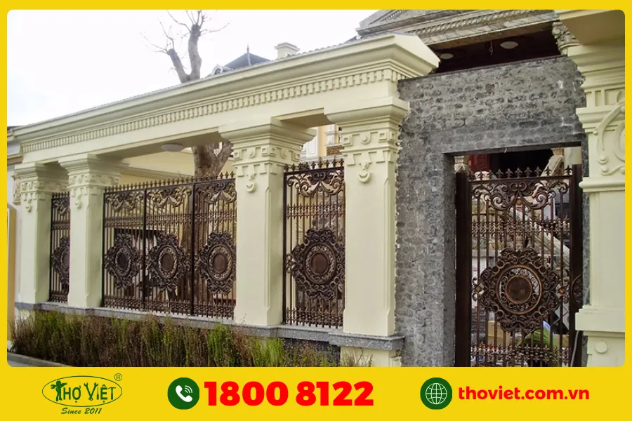 10+ Mẫu sơn tường cổng đẹp nhất hiện nay