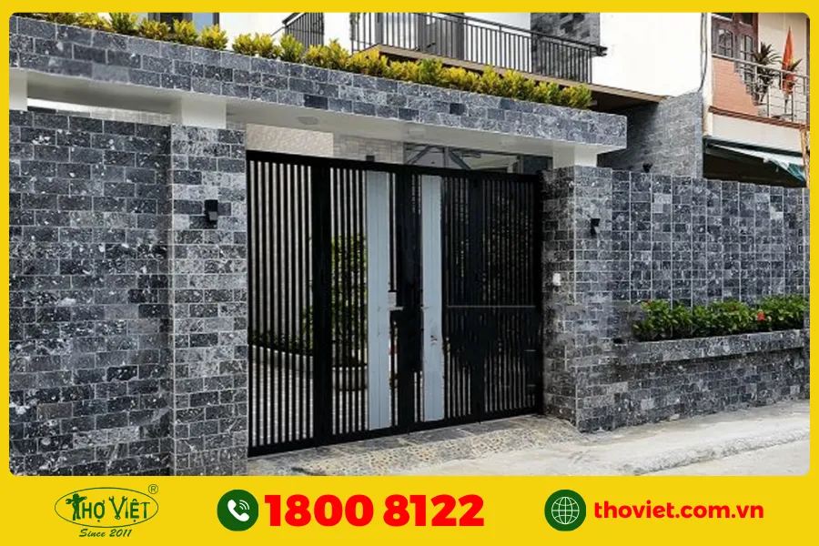 10+ Mẫu sơn tường cổng đẹp nhất hiện nay