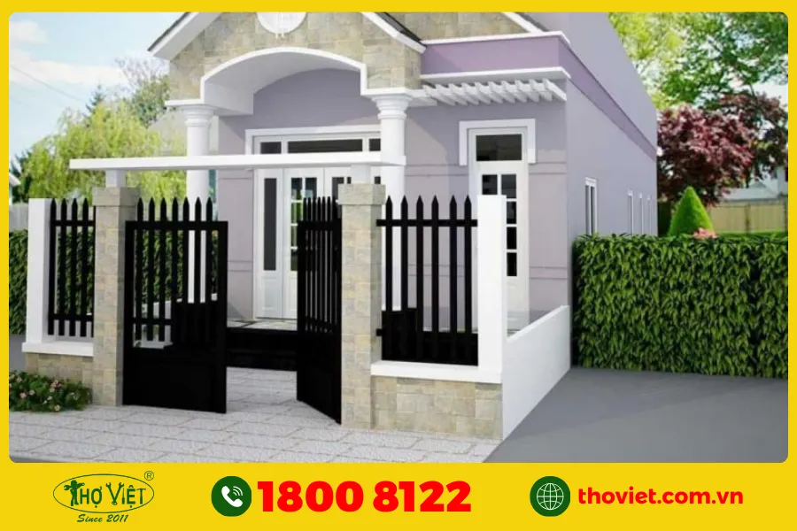 10+ Mẫu sơn tường cổng đẹp nhất hiện nay