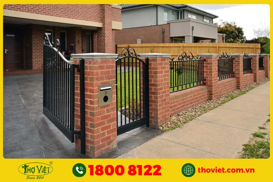 10+ Mẫu sơn tường cổng đẹp nhất hiện nay
