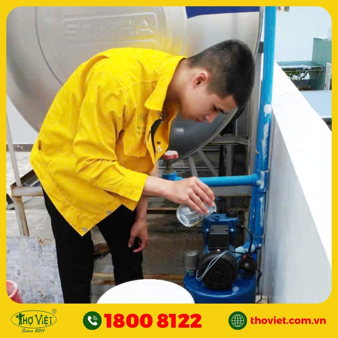 Giới thiệu dịch vụ sửa máy bơm nước tại quận 12 Thợ Việt