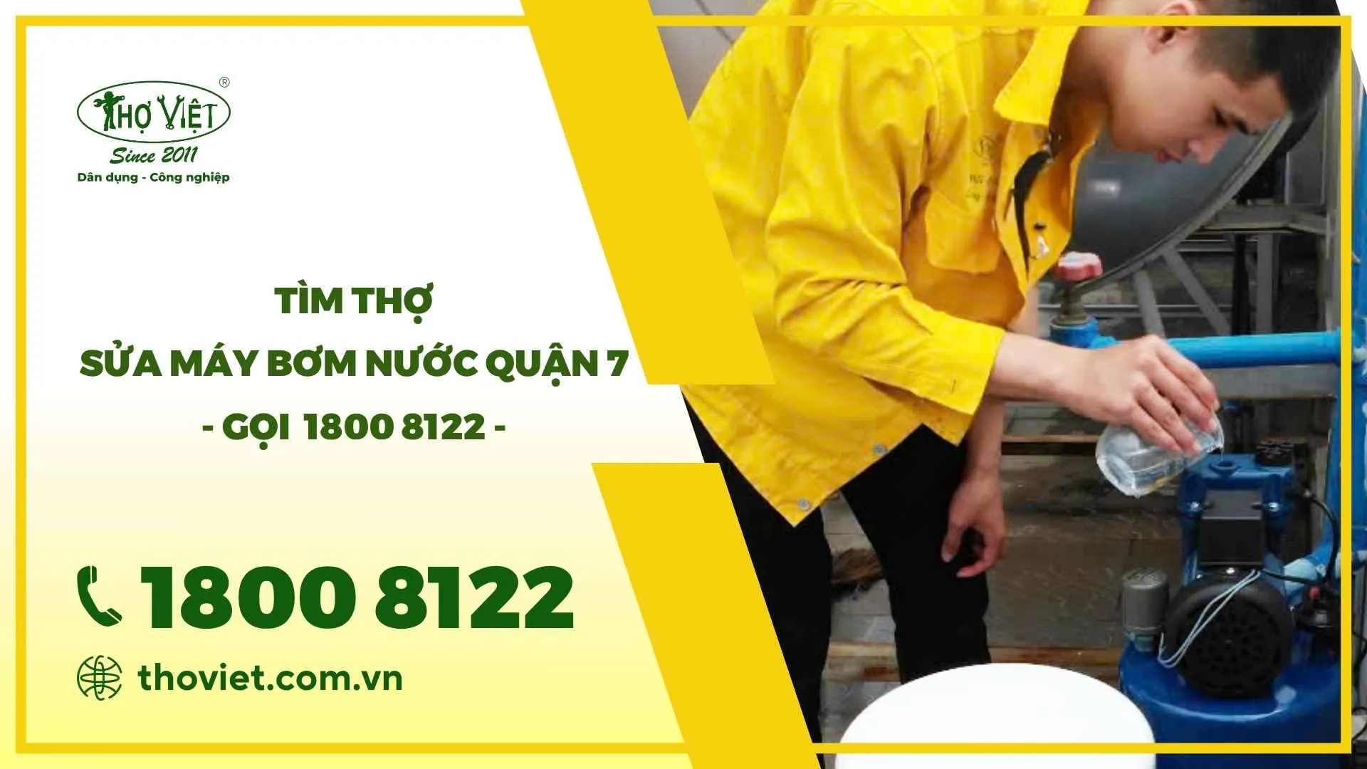 Sửa máy bơm nước tại quận 7