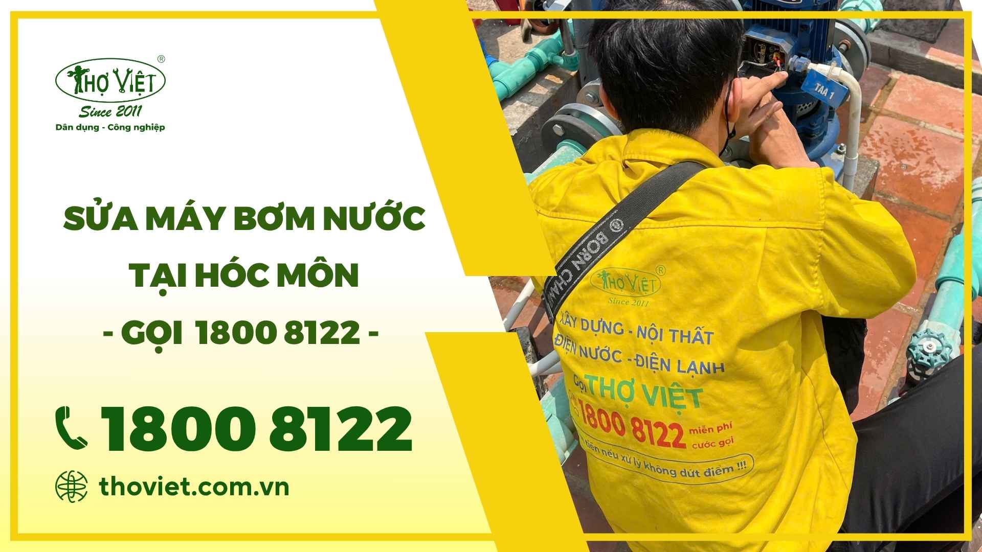 Sửa máy bơm nước tại Hóc Môn