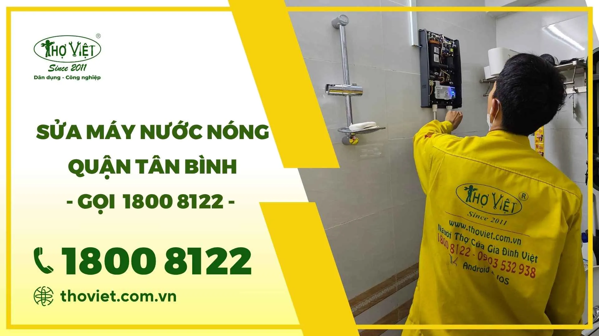 Sửa máy nước nóng quận Tân Bình