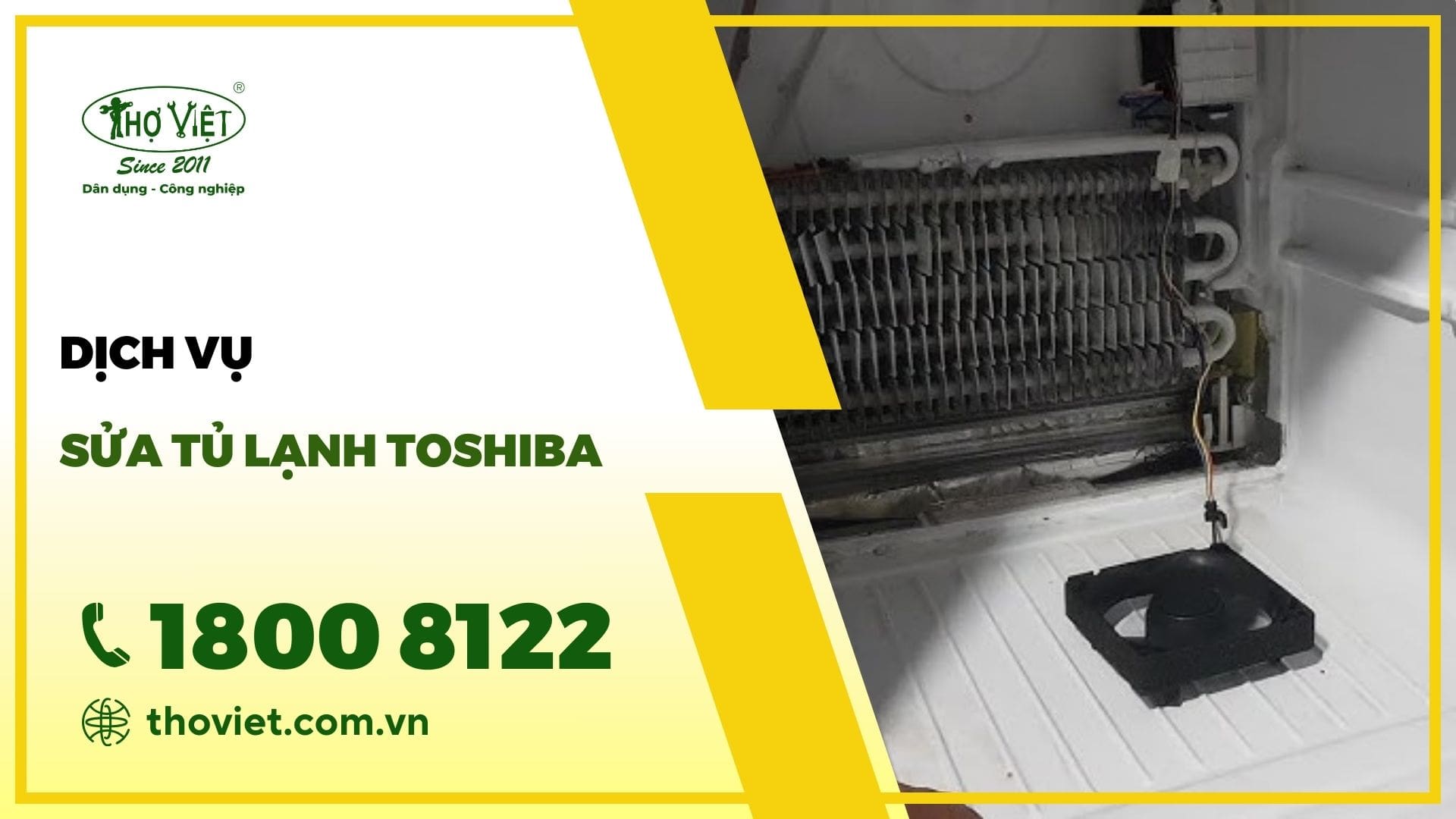 sửa tủ lạnh Toshiba