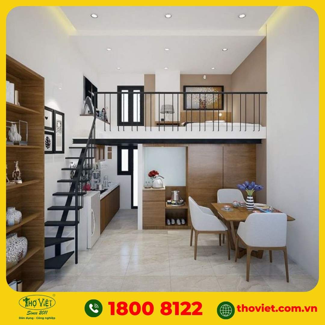 Thiết kế nhà 20m2 để tăng diện tích phòng