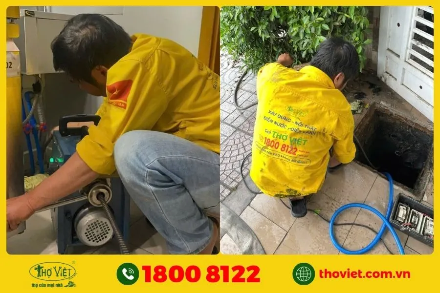 Tại sao nên lựa chọn Thợ Việt thi công thông cống nghẹt ở quận 7?