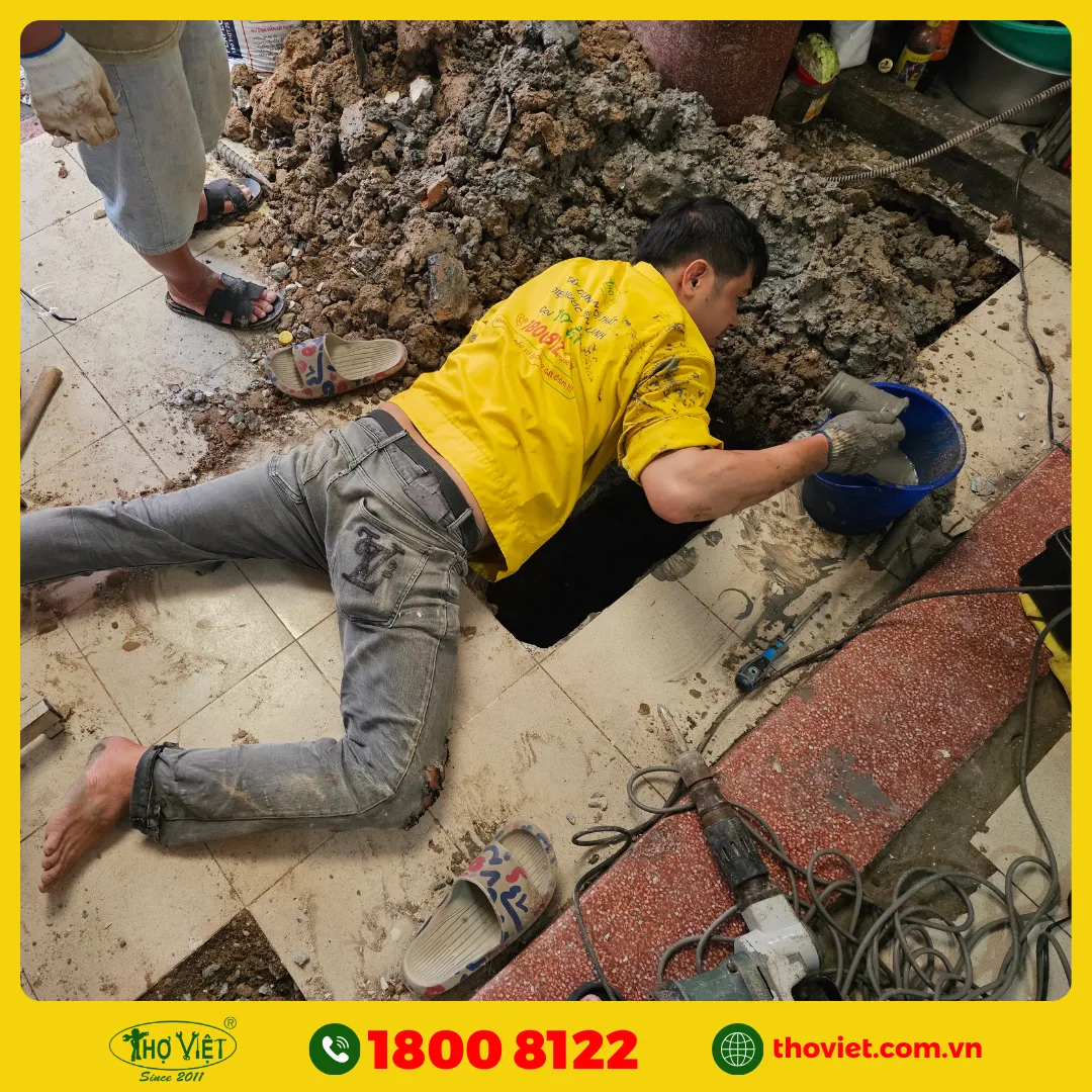 Thợ thông cống nghẹt tại quận 12