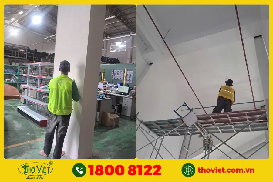 Một số lưu ý khi xử lý vết nứt trần nhà