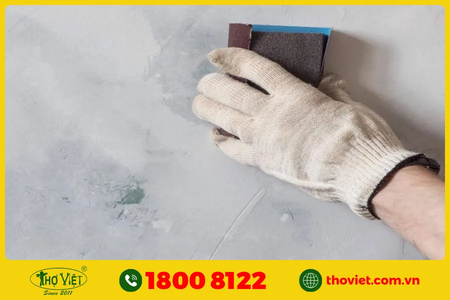 Tường đã quét vôi