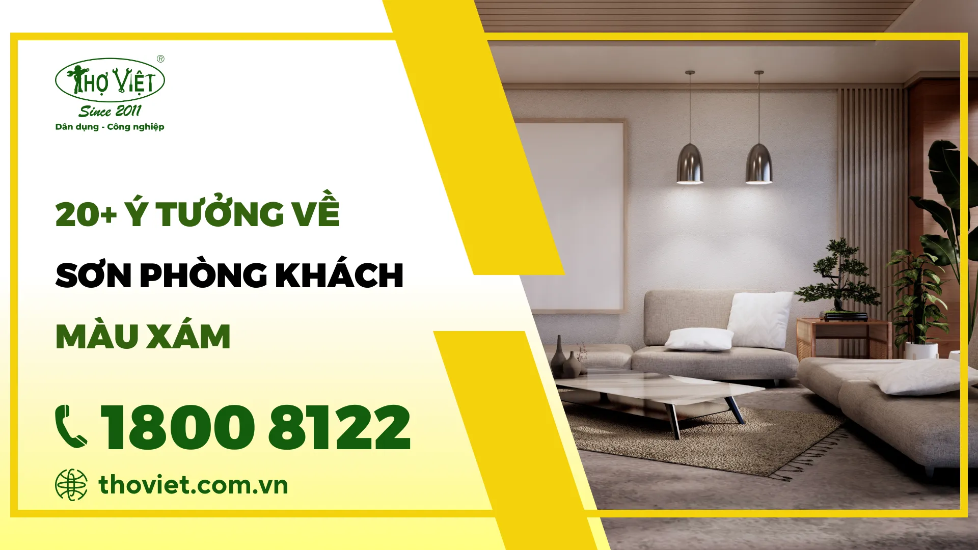 20+ Ý tưởng về sơn phòng khách màu trắng xám được yêu thích [nam]