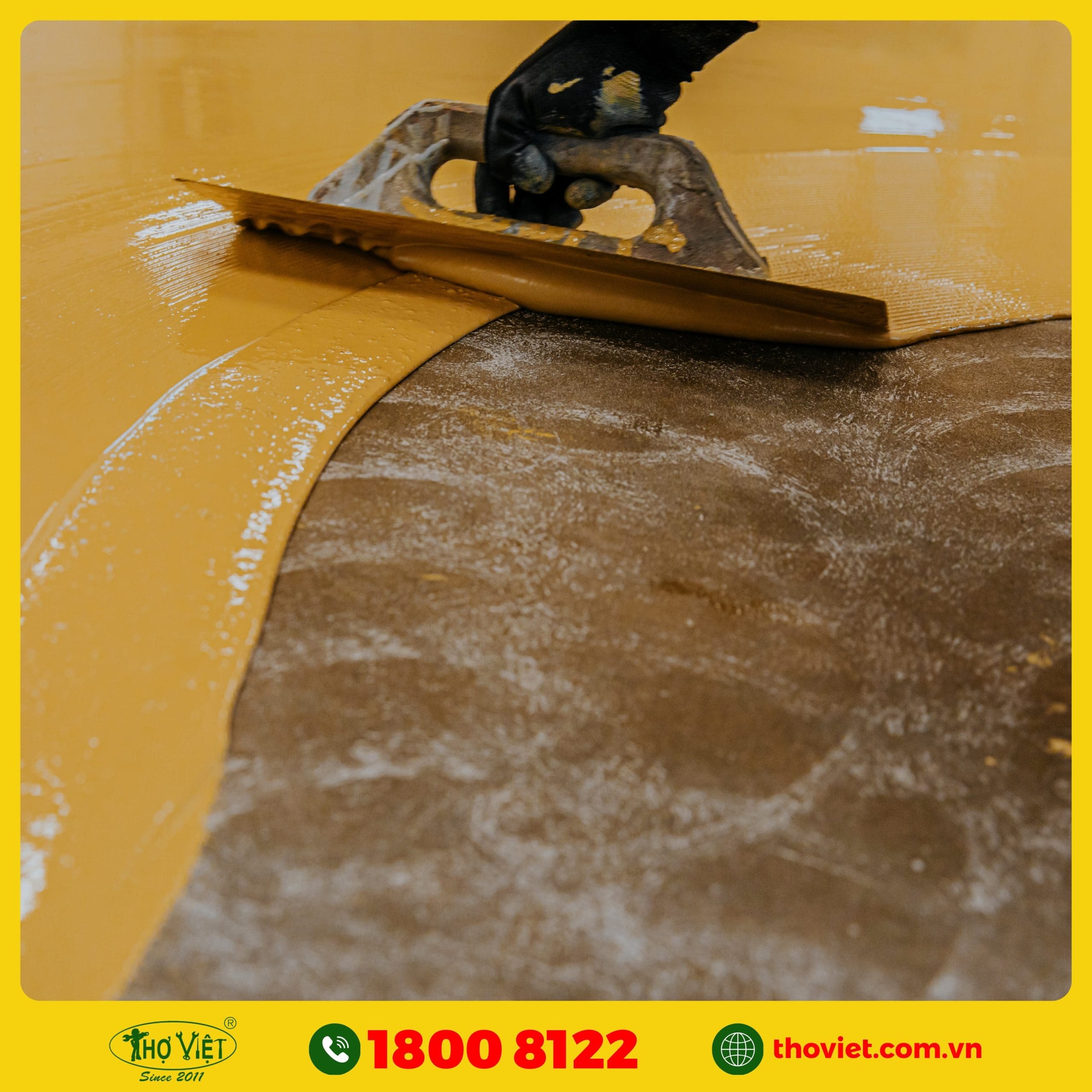 Các hạng mục mà Thợ Việt thi công sơn sàn Epoxy