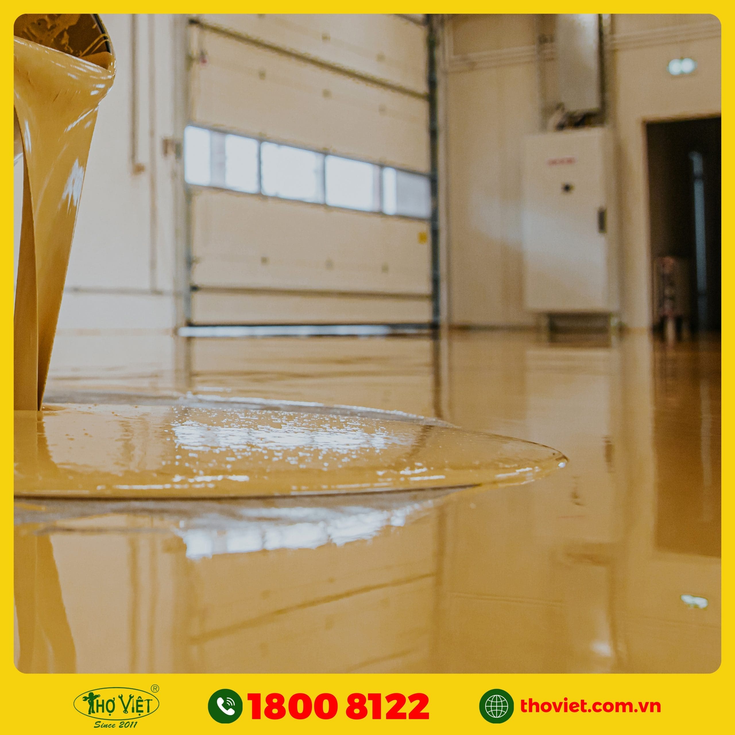 Các hạng mục mà Thợ Việt thi công sơn sàn Epoxy