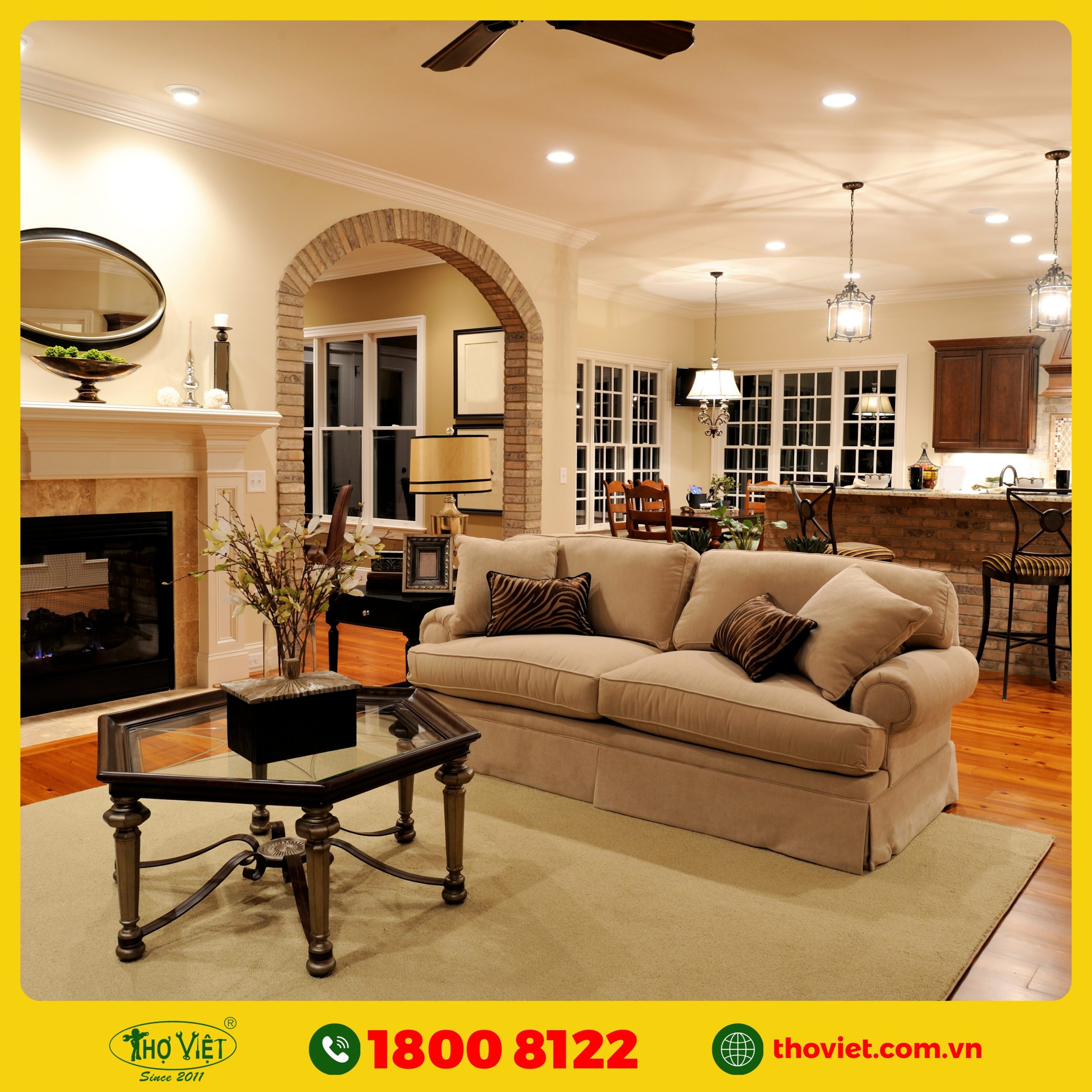 Các hạng mục thi công nội thất tại Hóc Môn của Thợ Việt