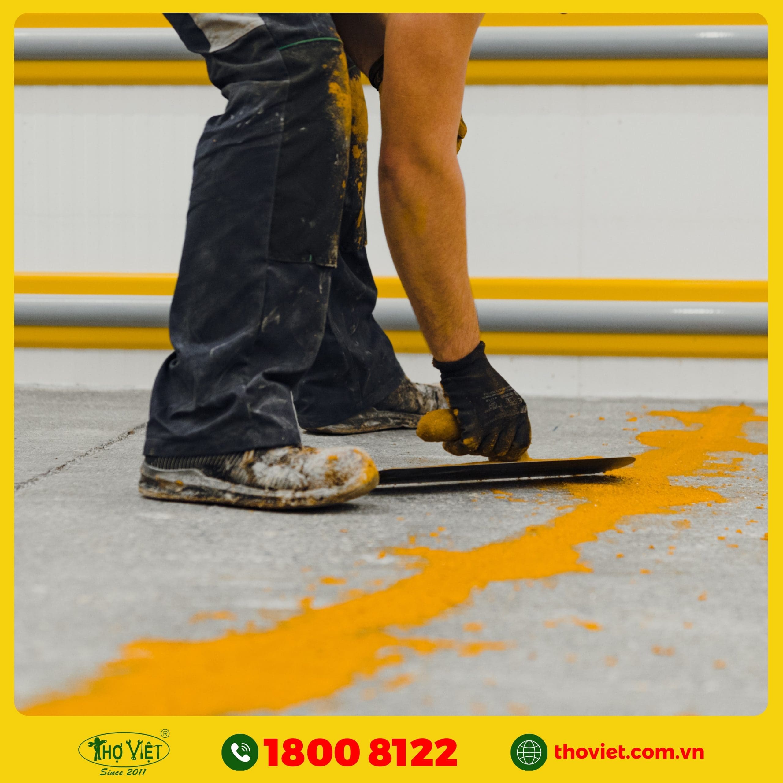 Các hạng mục vệ sinh sàn Epoxy