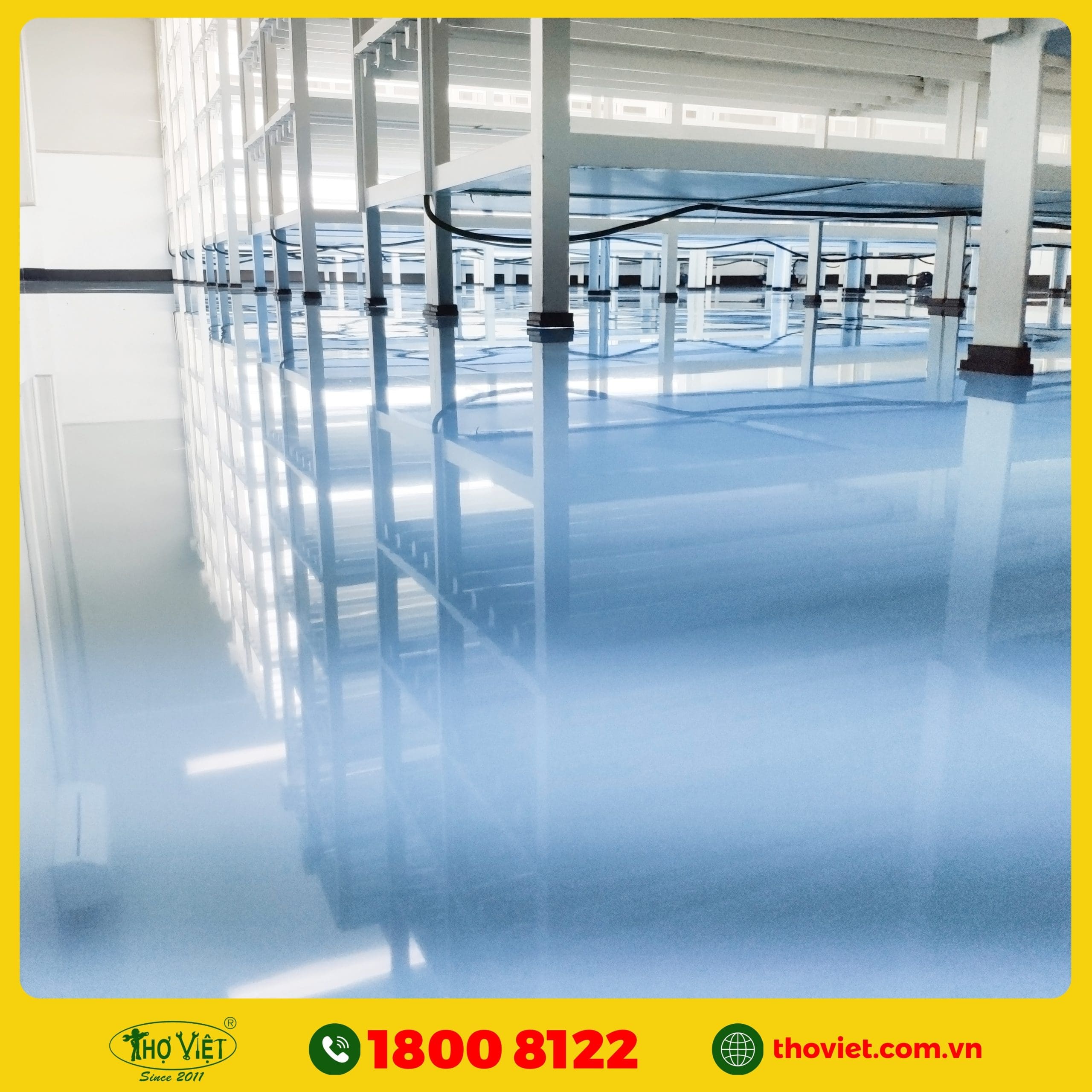Các hạng mục vệ sinh sàn Epoxy