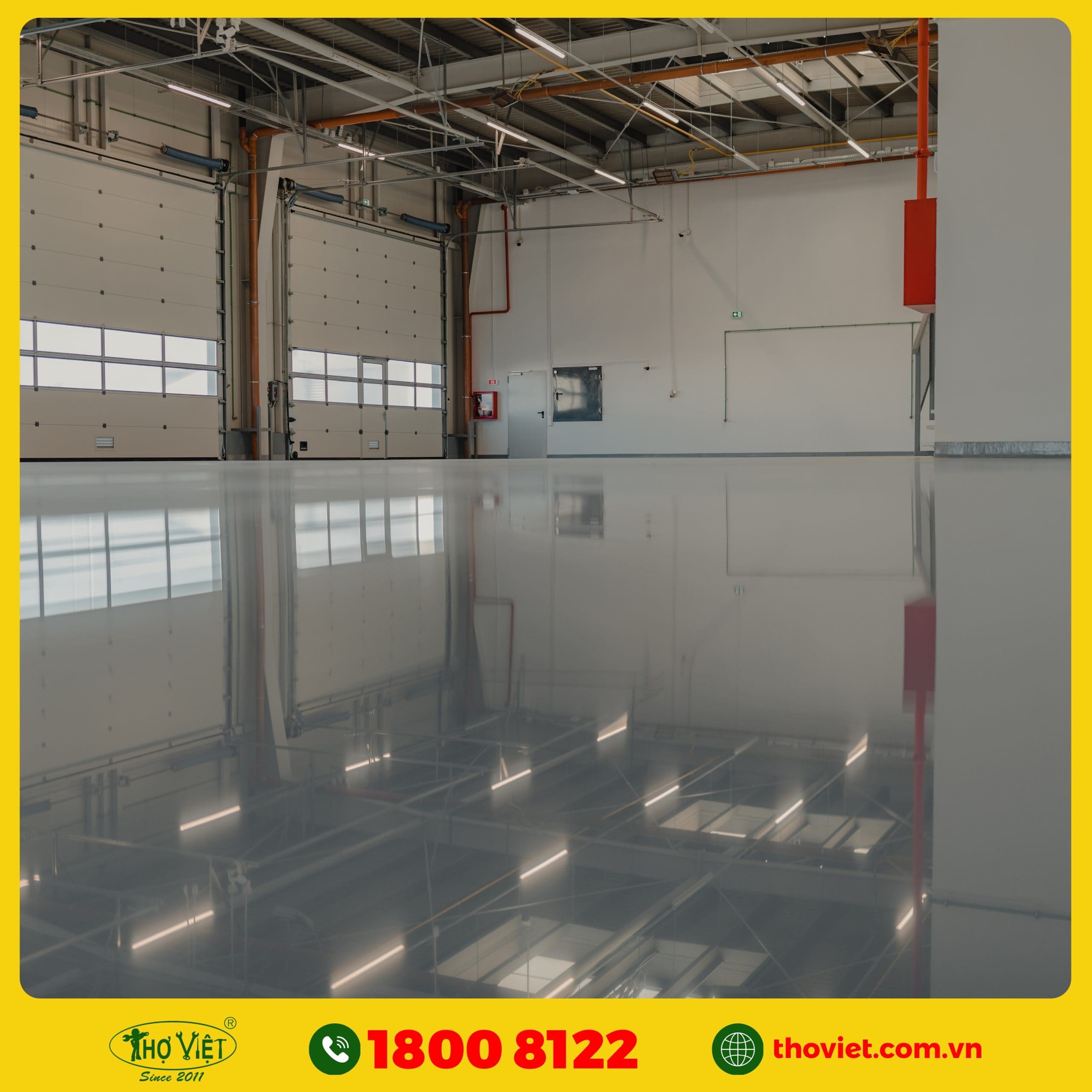 Các hạng mục vệ sinh sàn Epoxy