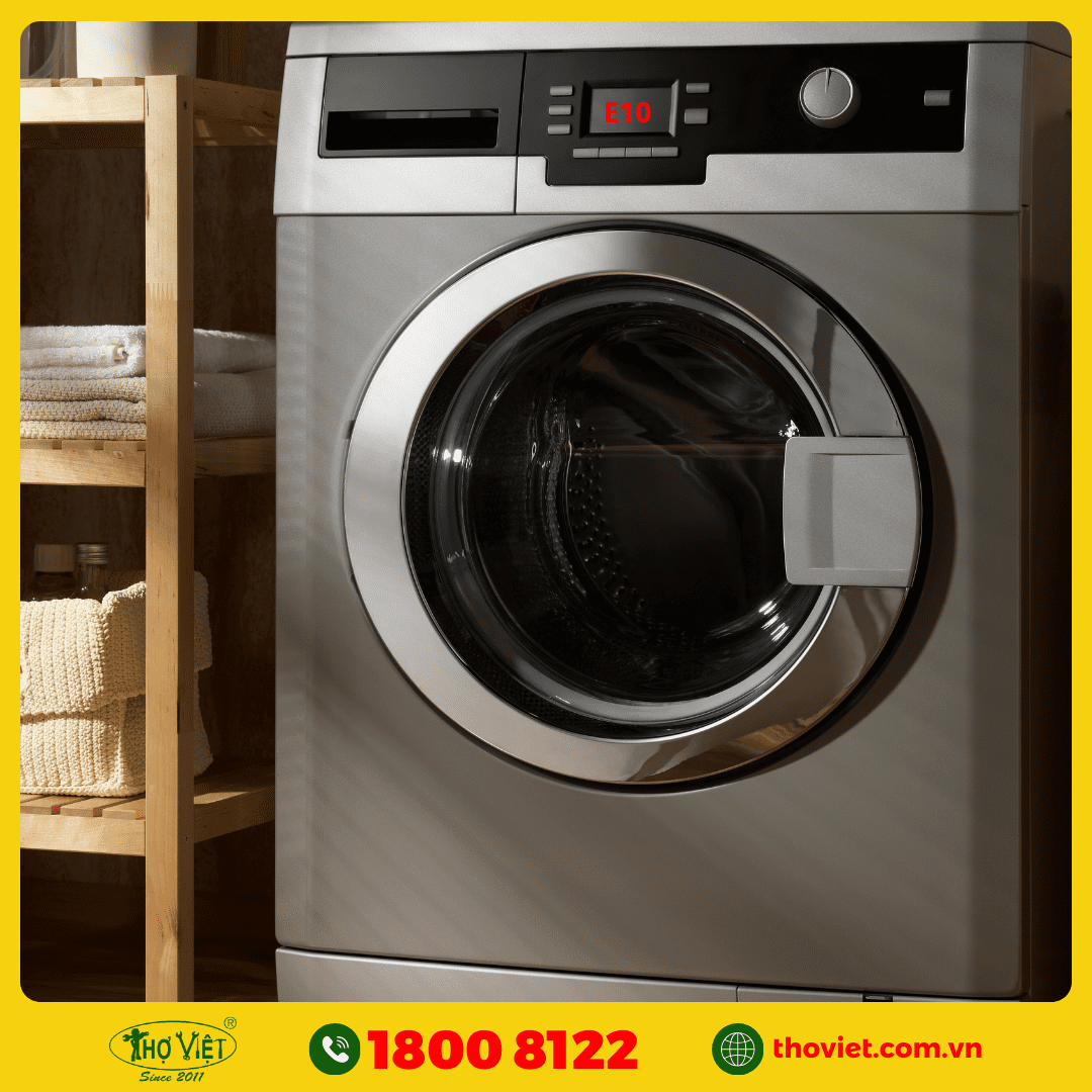 Dấu hiệu nhận biết lỗi E10 máy giặt Electrolux