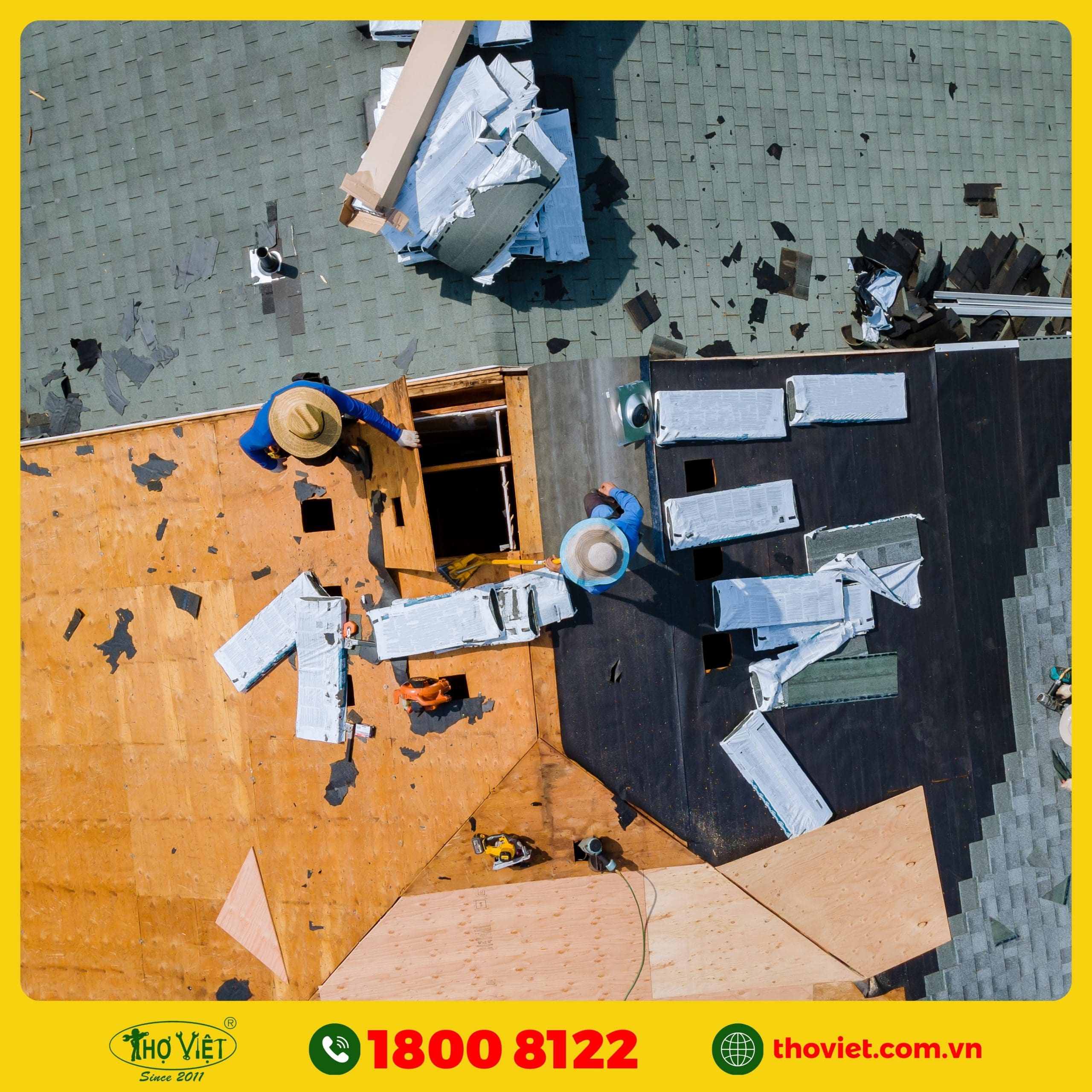 dịch vụ thay mái tôn